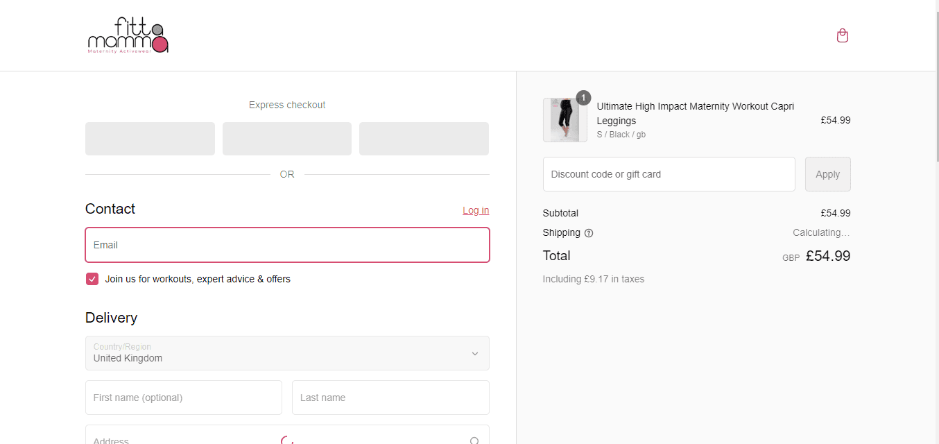How to apply FittaMamma coupon code
